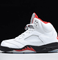 Jordan 5 Retro Fire Red Silver Tongue (2020) - Miniatura 1