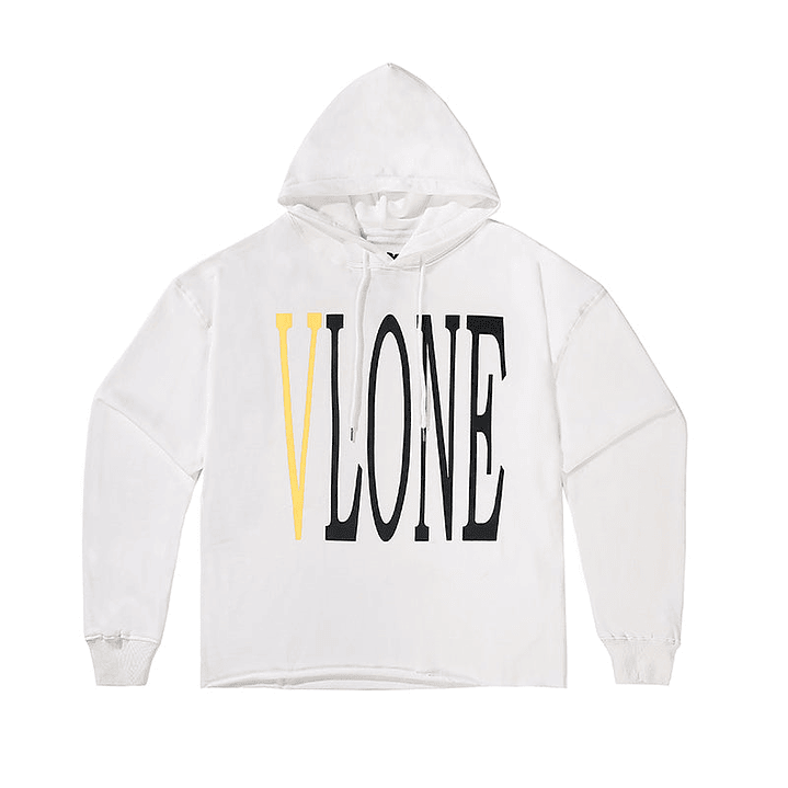 Hoodie Vlone Negro/Amarillo 1