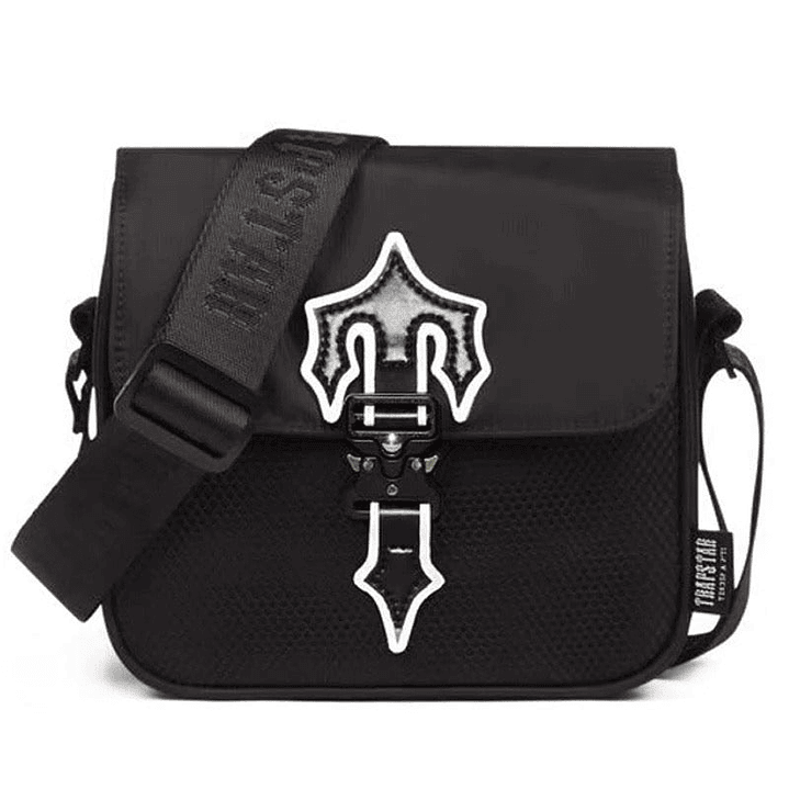 Shoulderbag Trapstar Negro Reflectante 1