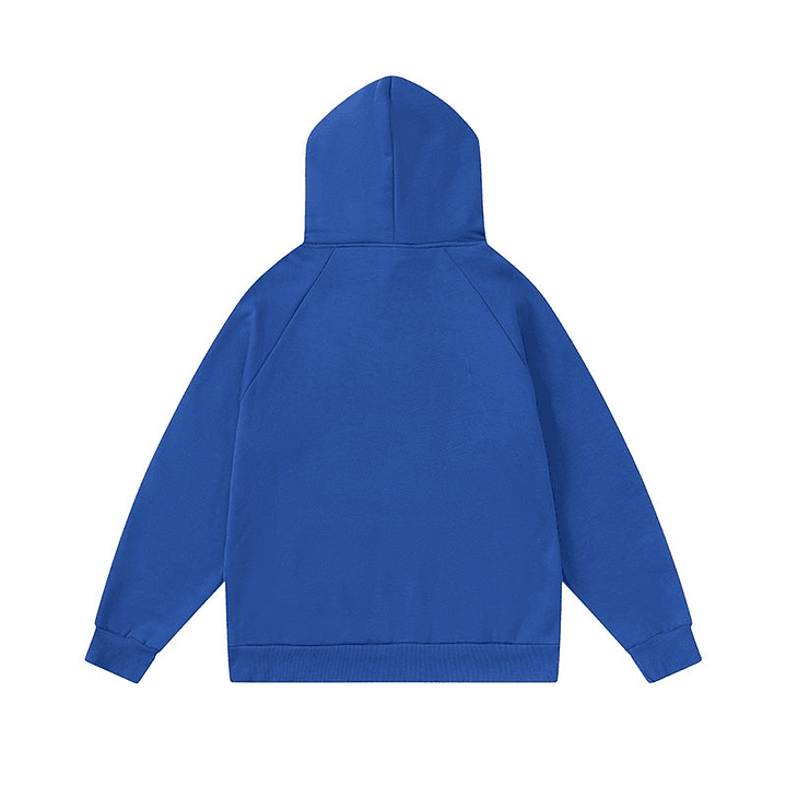 Hoodie Trapstar azul Logo azul y blanco 2