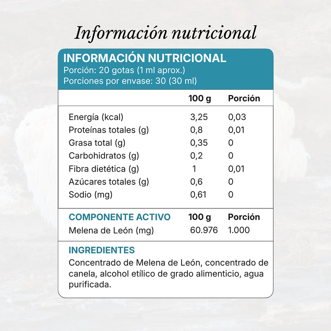 Focus | Extracto de Melena de Leon - Micovitae  6