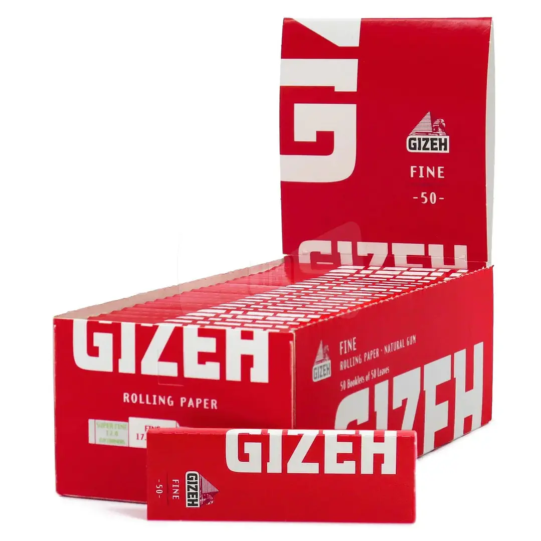 Papelillos Gizeh Rojo 1 1/4  1