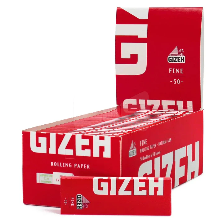Papelillos Gizeh Rojo 1 1/4  1
