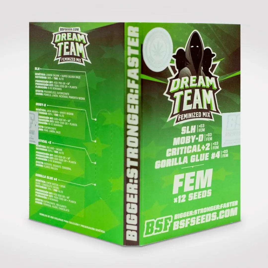 Dream Team Feminized Mix 12u - BSF Seeds  1