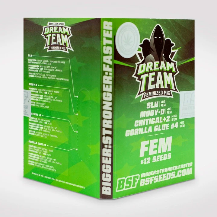 Dream Team Feminized Mix 12u - BSF Seeds  1