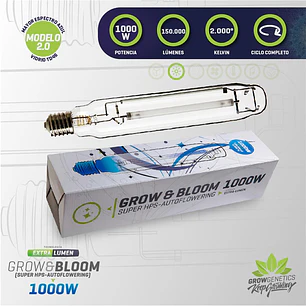 Ampolleta Grow & Bloom 1000W - Grow Genetics 