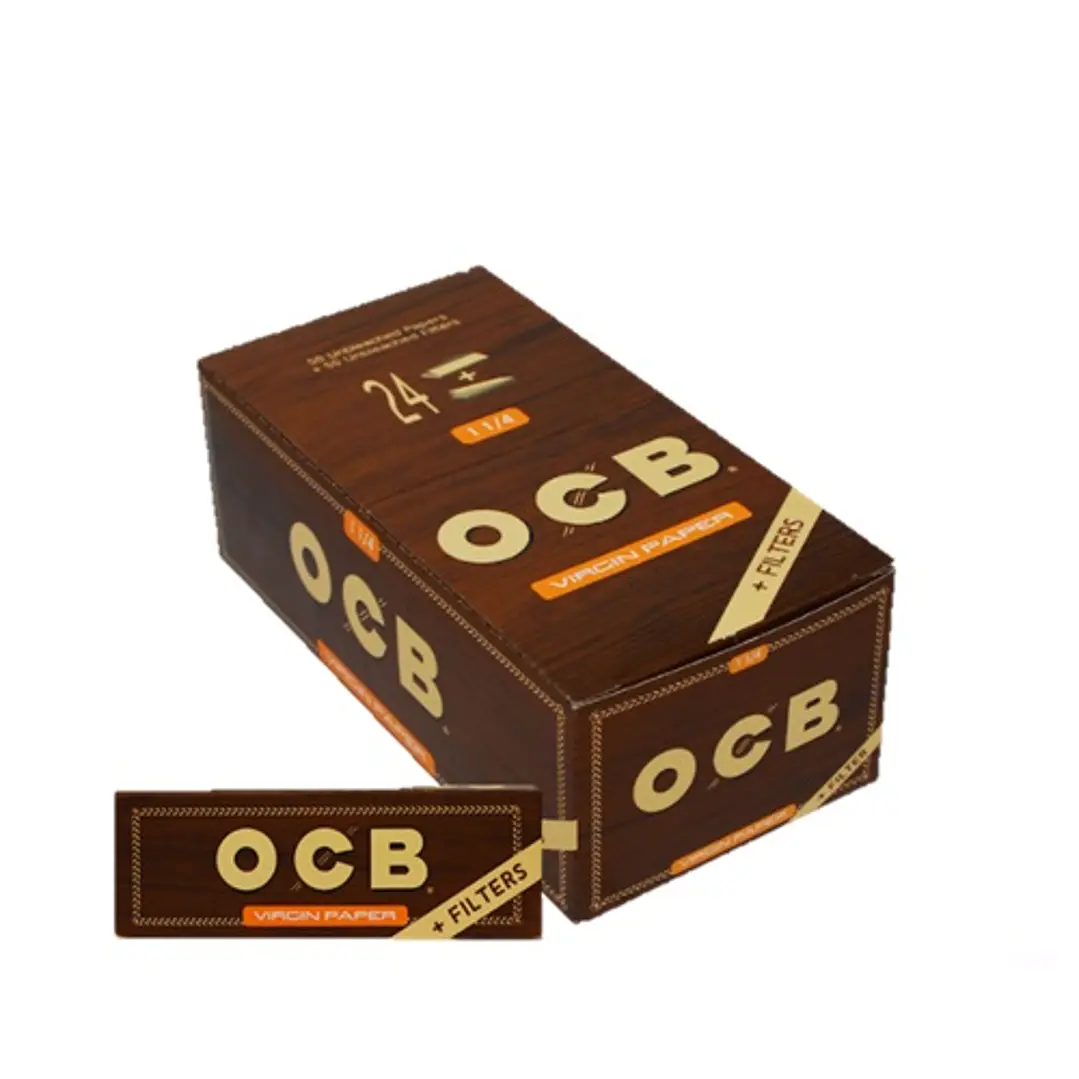 Papelillos OCB Virgin + Tips 1 1/4  1