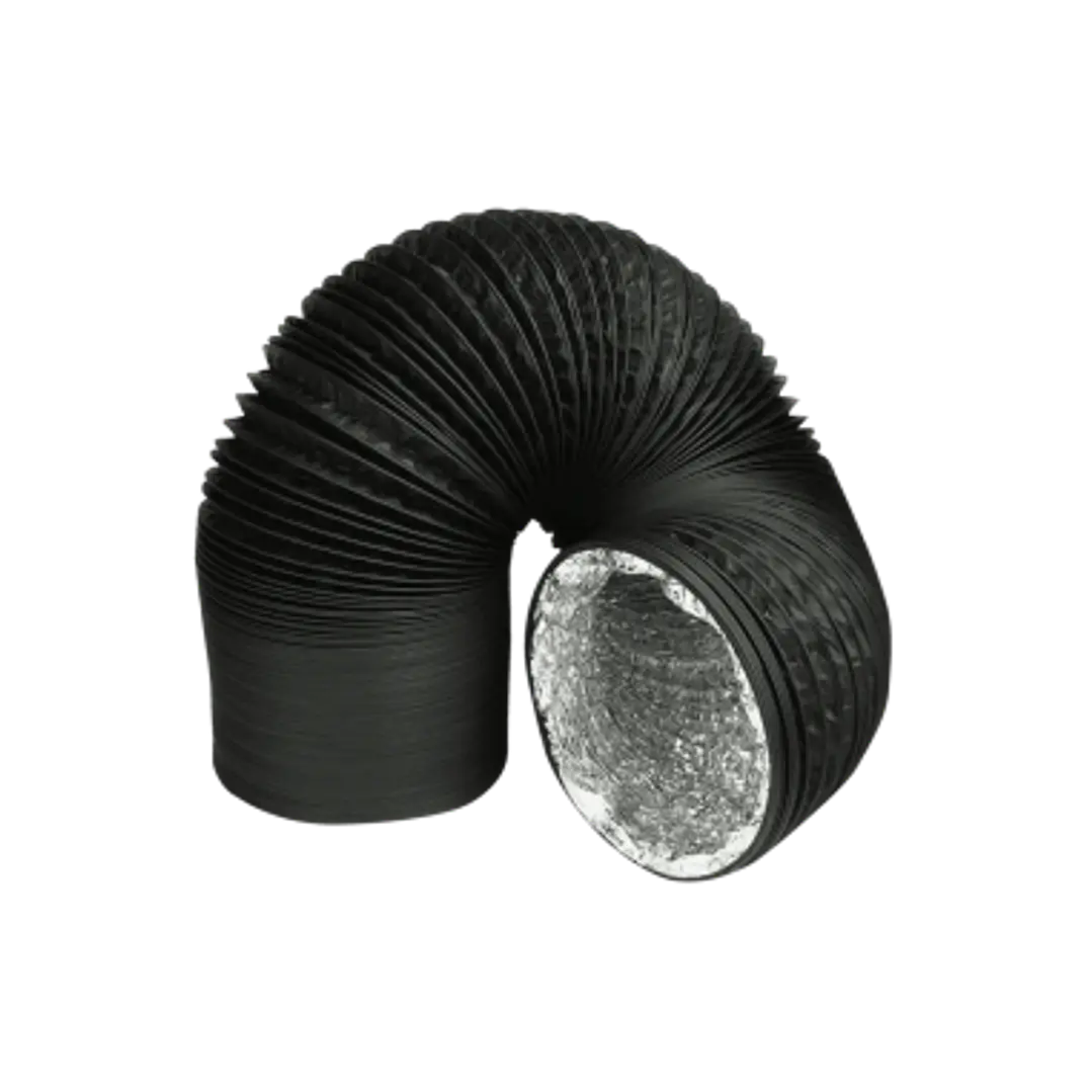 Ducto PVC Negro 102mm x 1 Metro  1