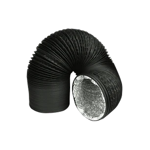 Ducto PVC Negro 102mm x 1 Metro 