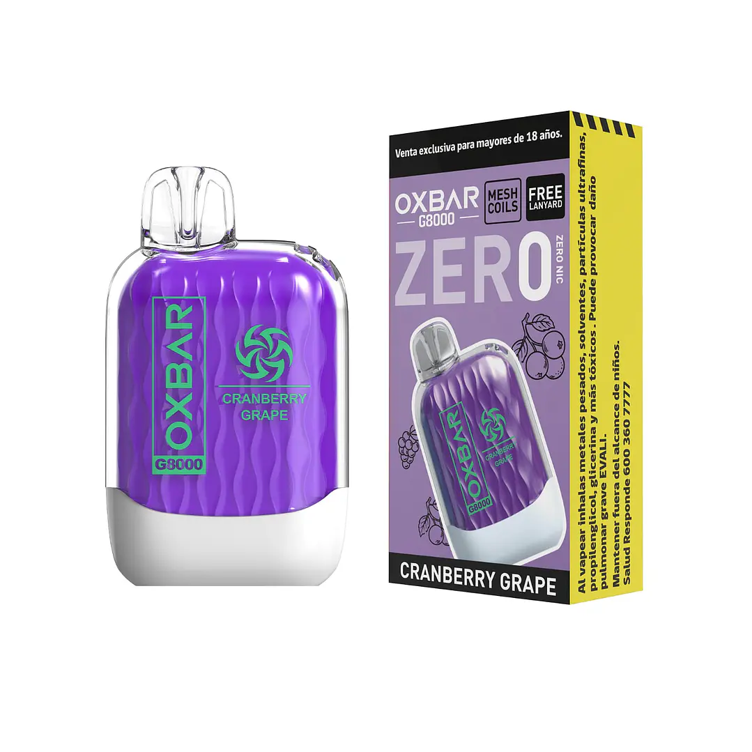 Vaporizador G8000 - Oxbar - Cranberry Grape  1
