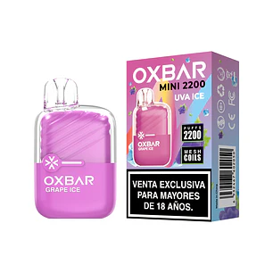 Vaporizador Mini 2200 - Oxbar - Uva Ice 