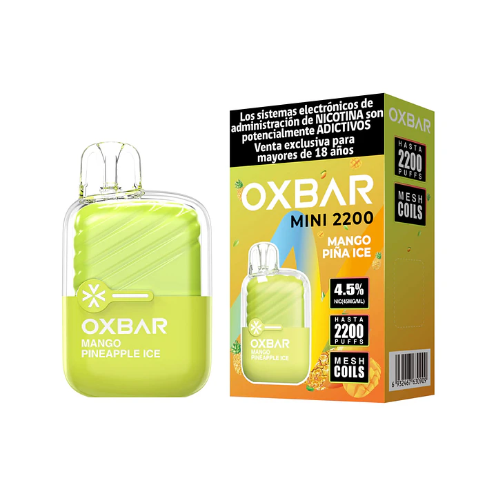 Vaporizador Mini 2200 - Oxbar - Mango Piña Ice  1
