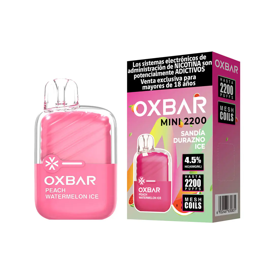 Vaporizador Mini 2200 - Oxbar - Sandia Durazno Ice  1