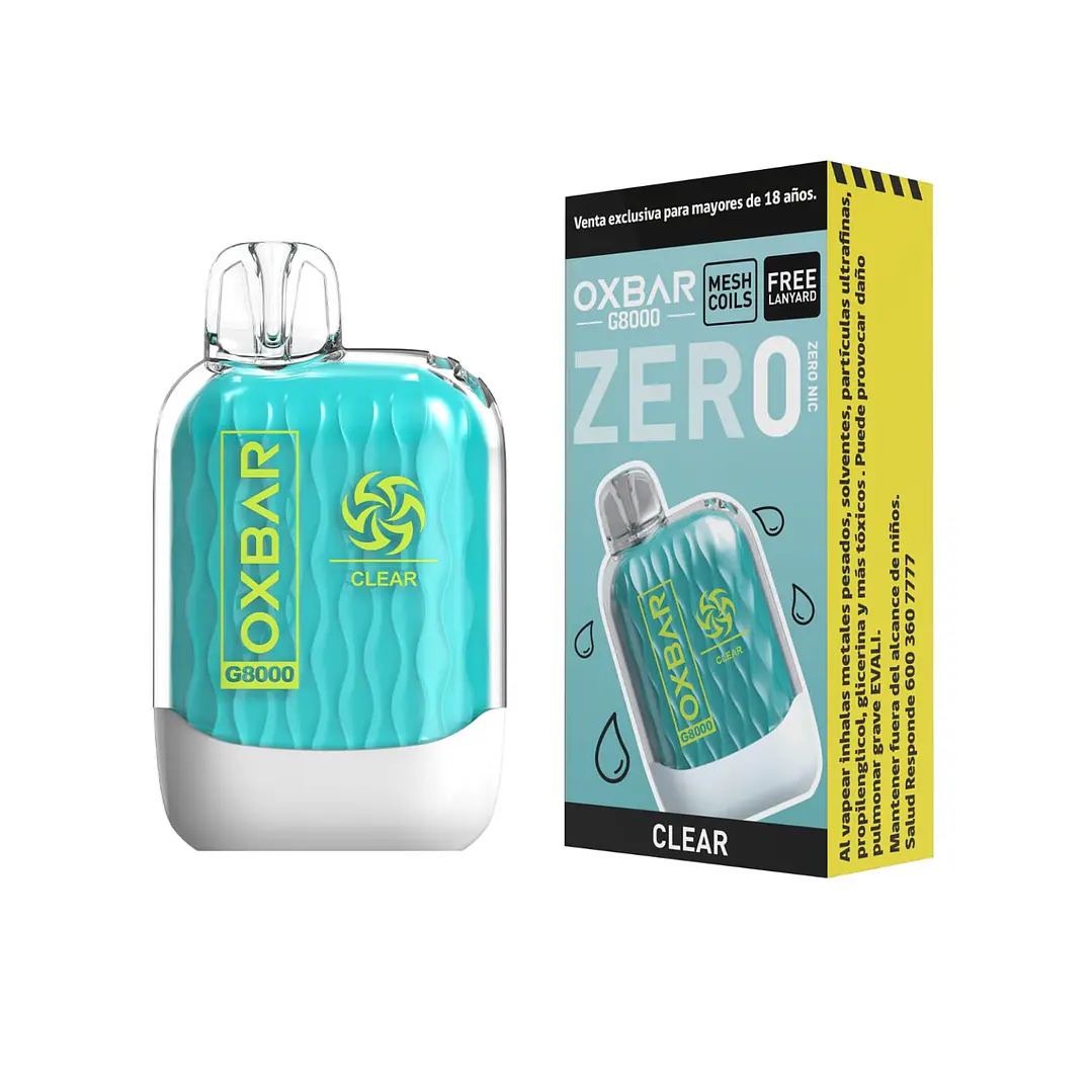 Vaporizador G8000 - Oxbar - Clear 1