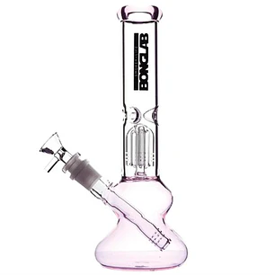 Bong 4 Perc Fat Candy BONGLAB 25cm - Rosado 