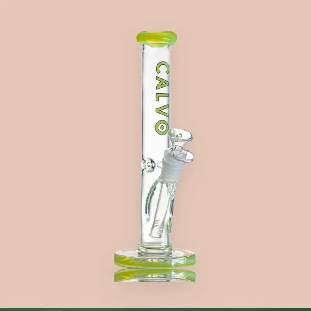 Bong Straight Tube 25cm - CALVO GLASS 1