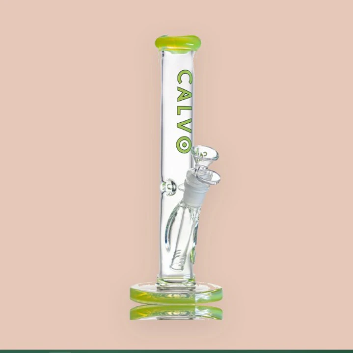 Bong Straight Tube 25cm - CALVO GLASS 1