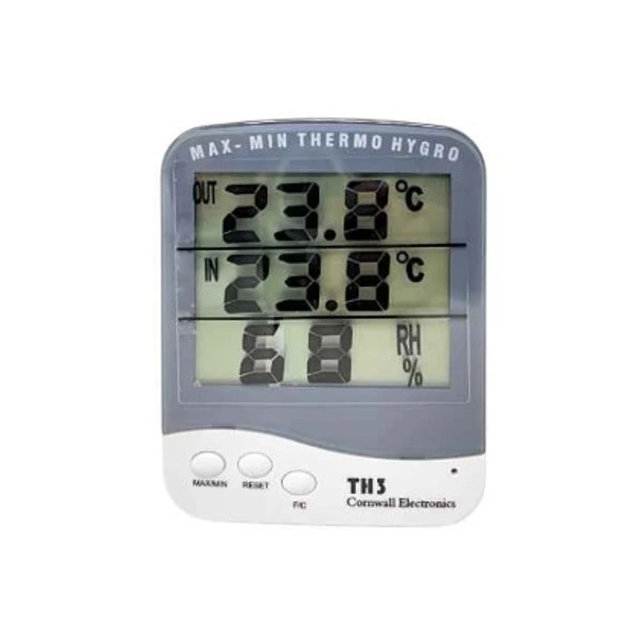Termohigrómetro Max./Min. Digital c/sonda TH3 - Cornwall Electronics 1