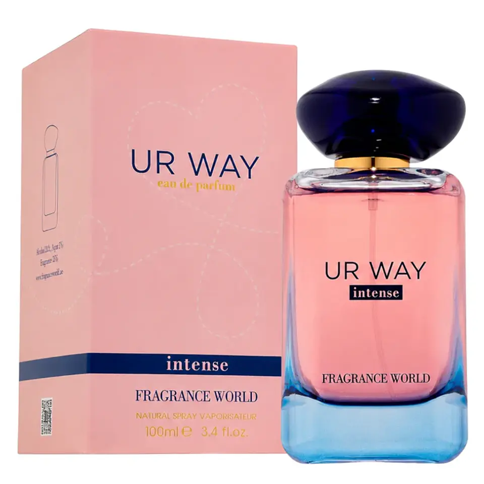 100 ML Hombre Fragrance World UR Way Intense EDP 1