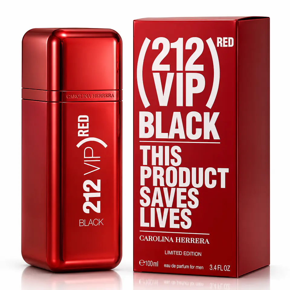 212 VIP Black Red Carolina Herrera 1