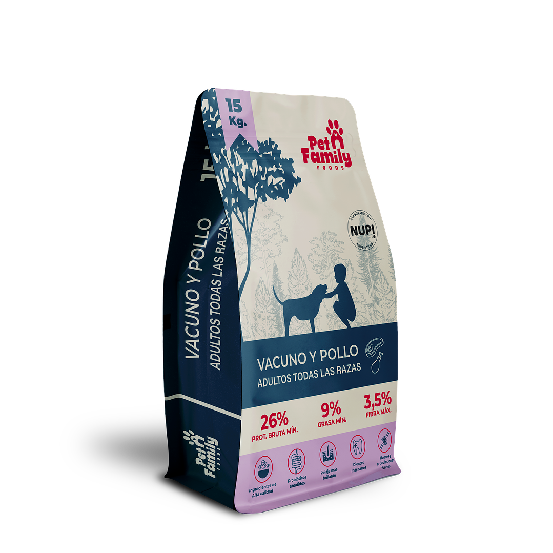 PetFamily Foods Vacuno y Pollo 15 kilos 4