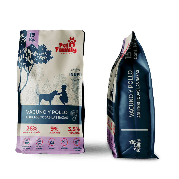 PetFamily Foods Vacuno y Pollo 5 kilos 2
