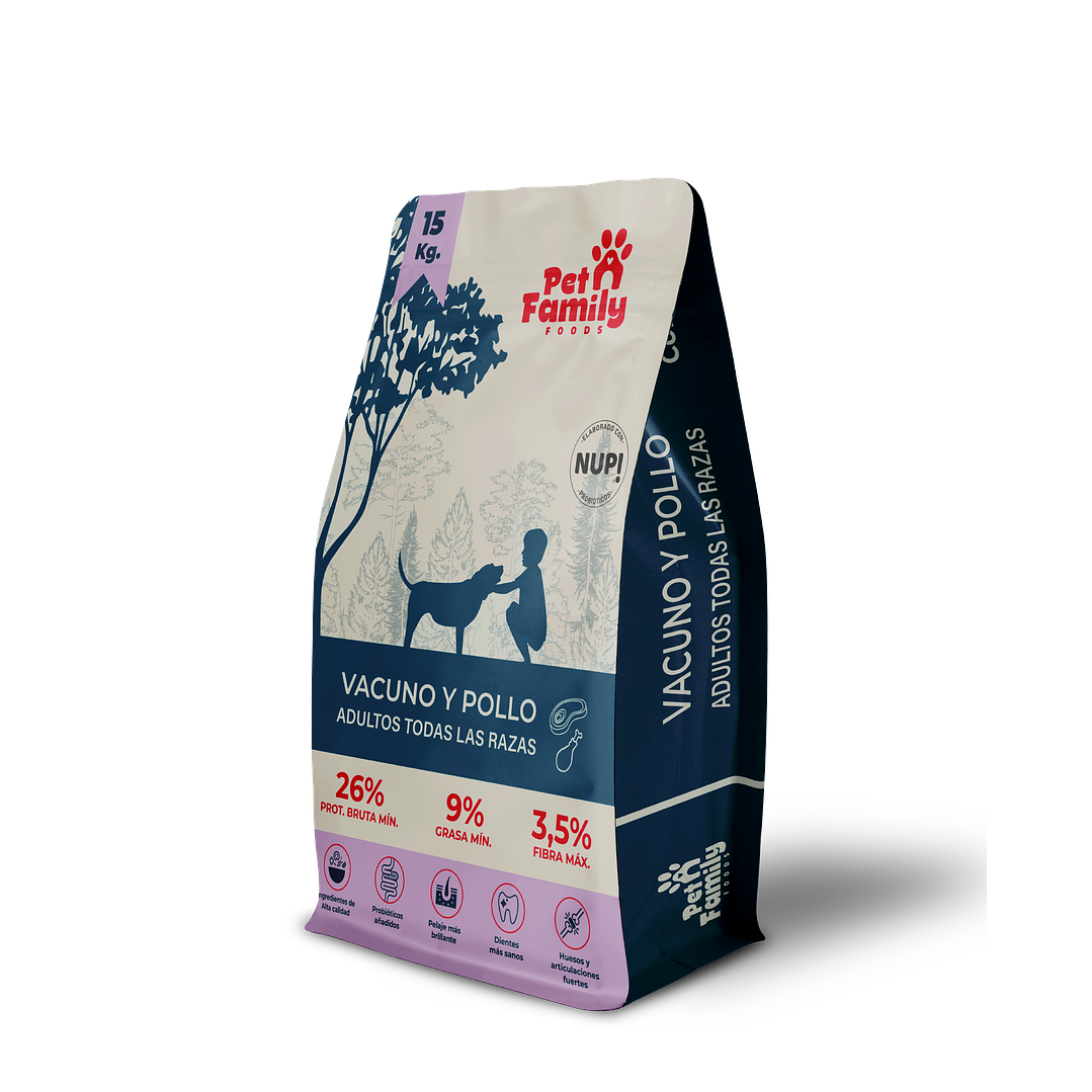 PetFamily Foods Vacuno y Pollo 5 kilos 5