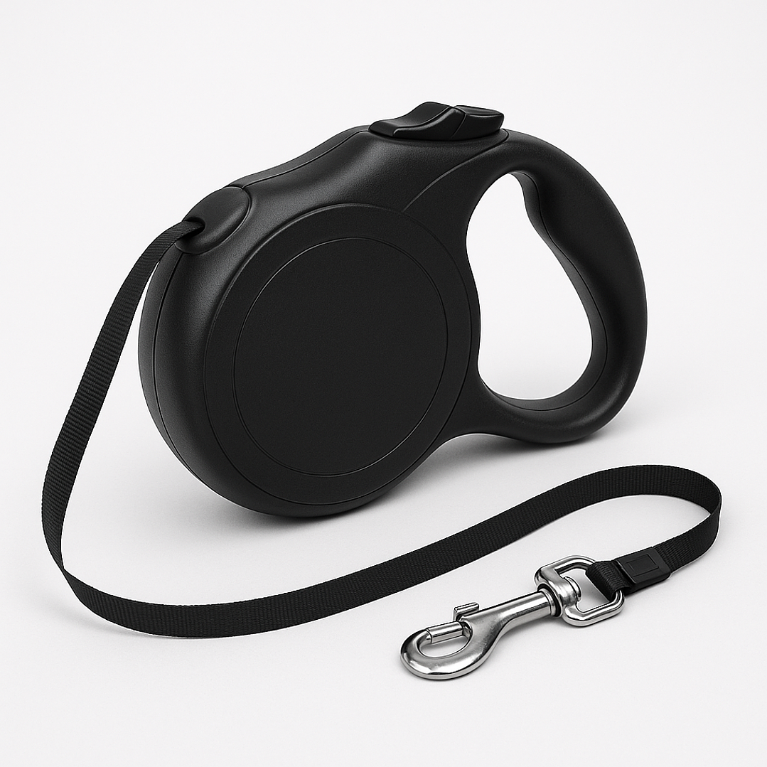 CORREA RETRATIL FERPLAST 4 MT NEGRA 1