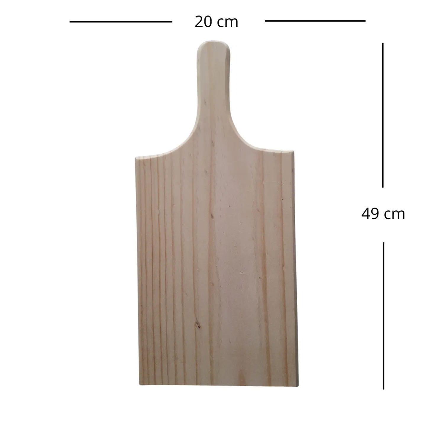 Tabla de Pino Cepillado con Mango – Grande 2