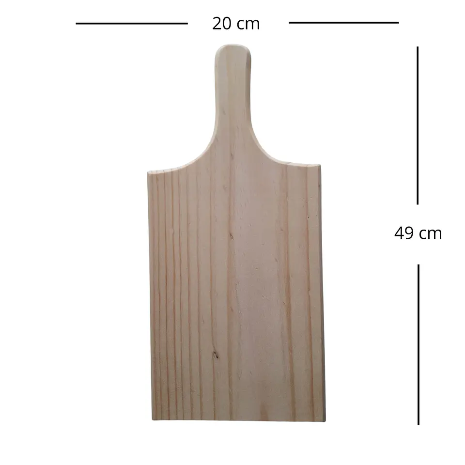 Tabla de Pino Cepillado con Mango – Grande 2