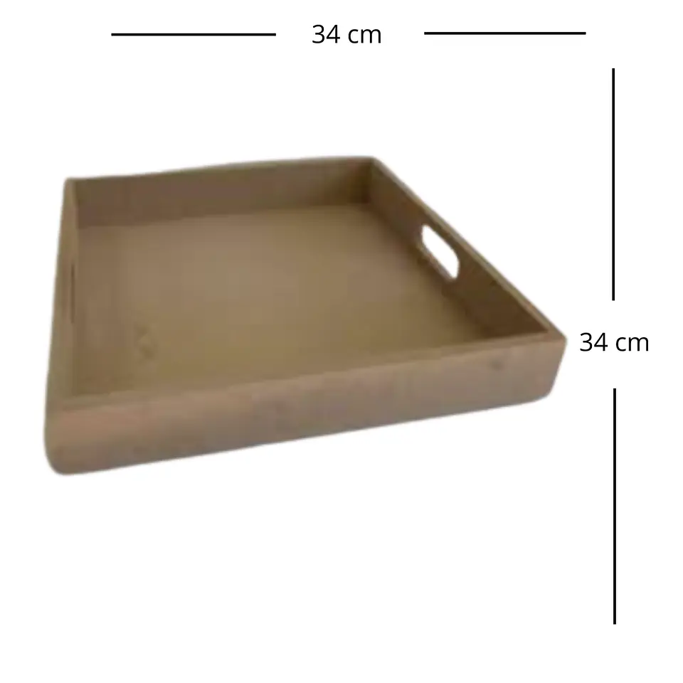 Bandeja Cuadrada de Trupán – 34 x 34 cm 1
