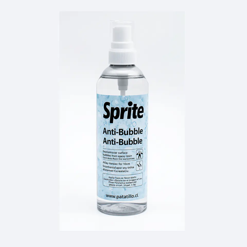 Sprite Anti Burbujas para Resina Epóxica – 120 ml  Descripción: 1