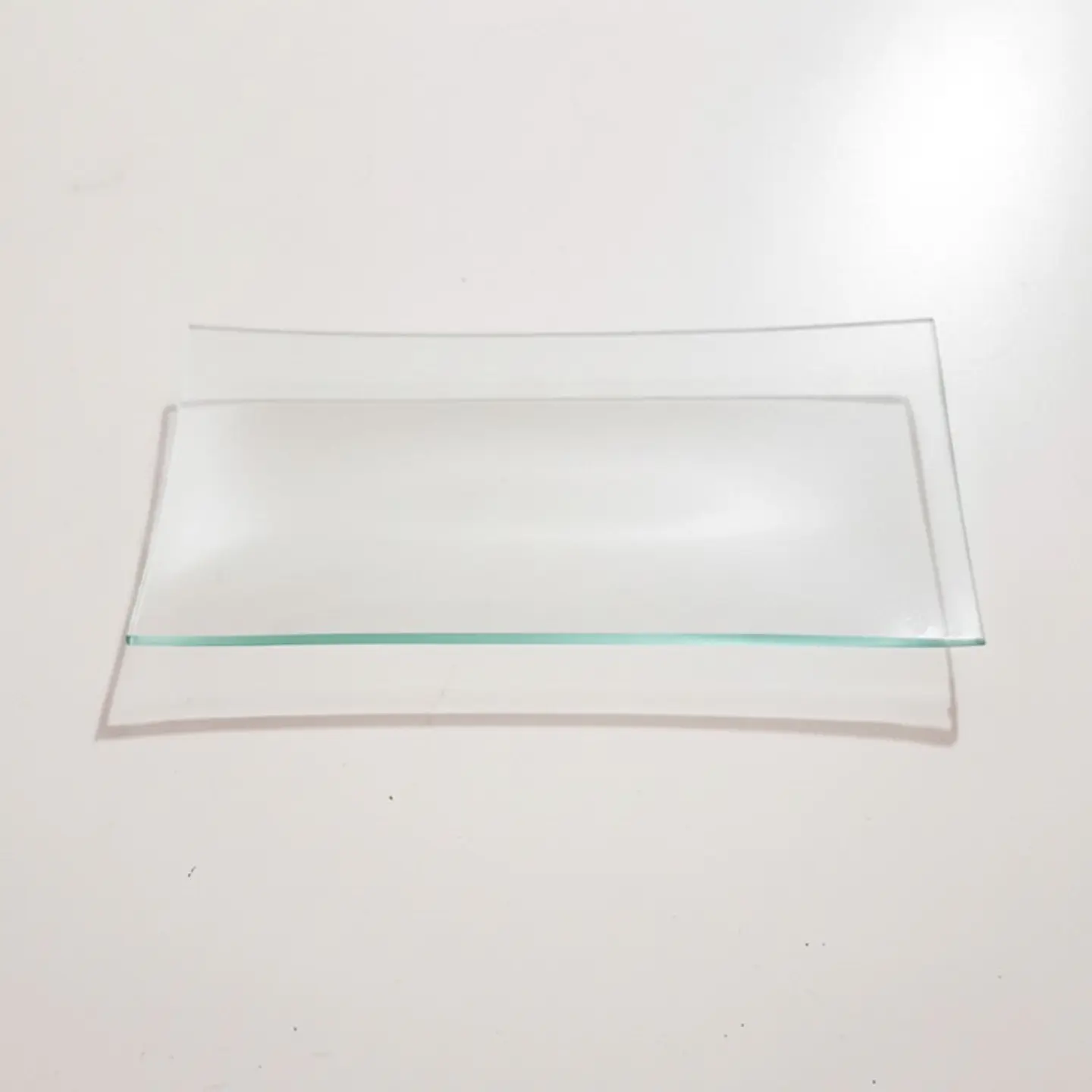 Plato de Vidrio Liso Rectangular – 10 x 20 cm 1
