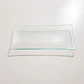 Plato de Vidrio Liso Rectangular – 10 x 20 cm - Miniatura 1