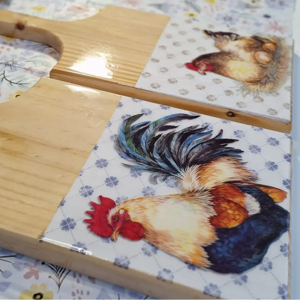 Servilleta Gallina Café - C303 2