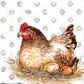 Servilleta Gallina Café - C303 - Miniatura 1