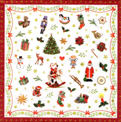 Servilleta Mini Cascanueces - D421
