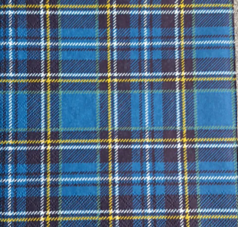 Servilleta Escocesa Azul -E504