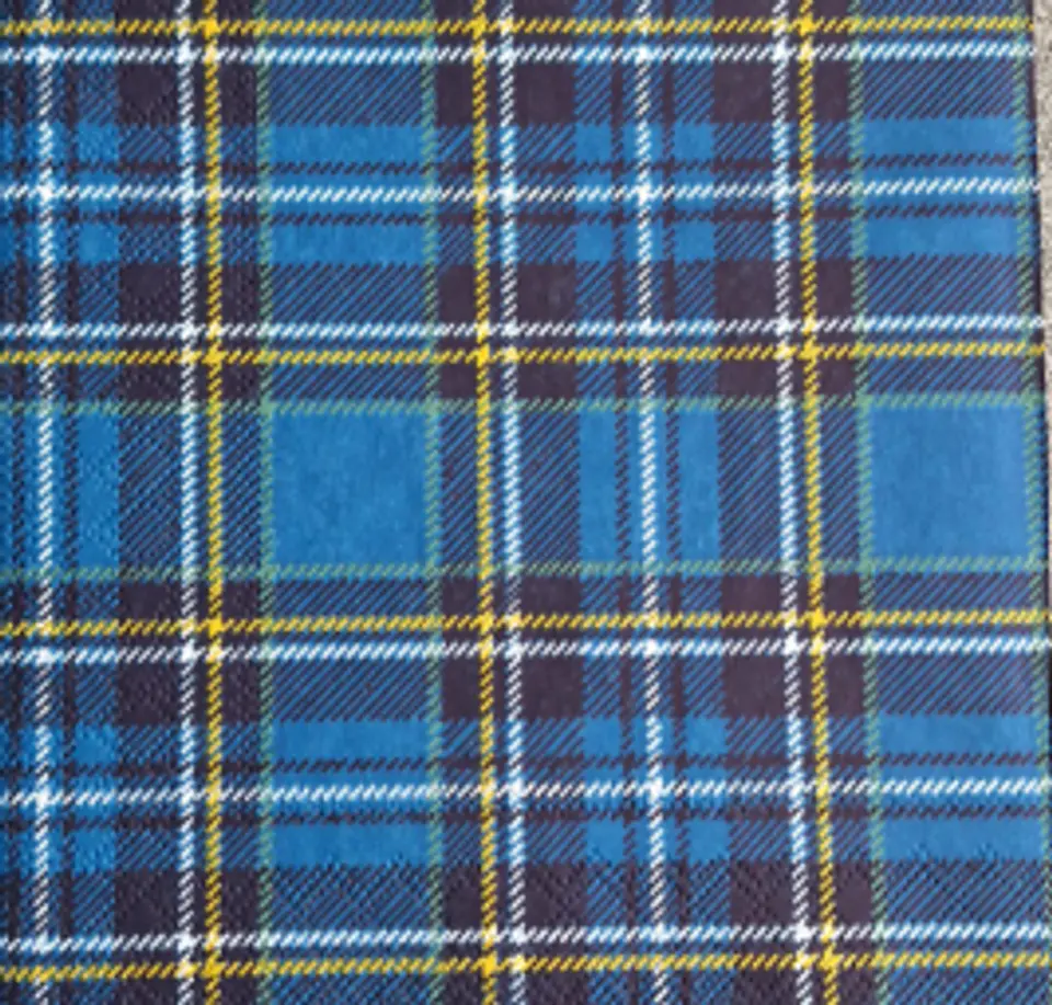 Servilleta Escocesa Azul -E504 1