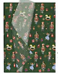 Papel Decorativo para Decoupage – Cascanueces Verde de Navidad - Miniatura 1