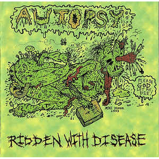 Autopsy  ‎– Ridden With Disease CD