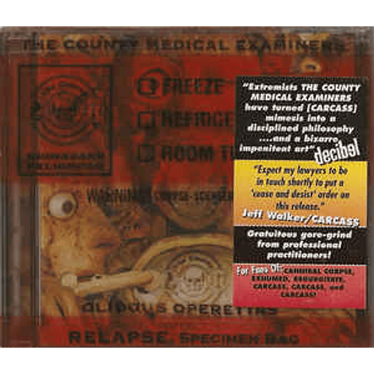 The County Medical Examiners ‎– Olidous Operettas CD