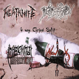 Meatknife / New York Against The Belzebu / Depression / Intestinal Infection ‎– 4 Way Grind Split CD