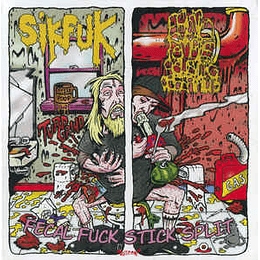 Sikfuk + E.F.R.O. ‎– Fecal Fuck Stick Split CD