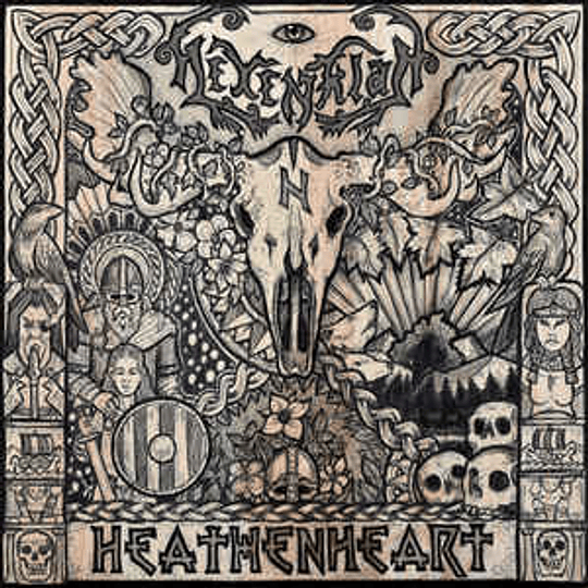 Hexenklad ‎– Heathenheart CD