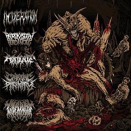 Incineration, Paroxysmal Butchering, Abdicate, Catatonic Rigidity, Goemagot – Horrendous Forms Of Human Ruination CD