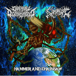 Chainsaw Disgorgement / Slamophiliac – Hammer and Chainsaw CD