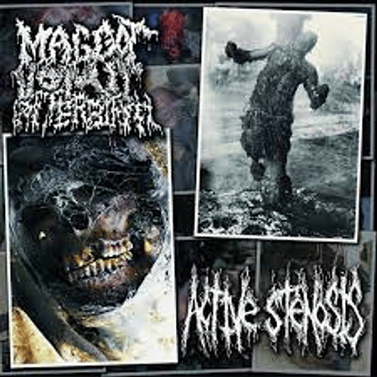 Maggot Vomit Afterbirth / Active Stenosis – Skinless Limbs, Weeping Pus / Dismembered Into 12 Fragments