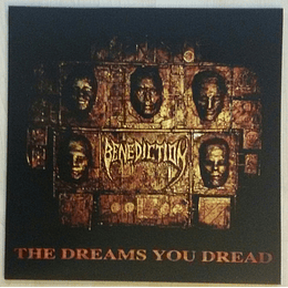 Benediction – The Dreams You Dread LP gold with black splatter