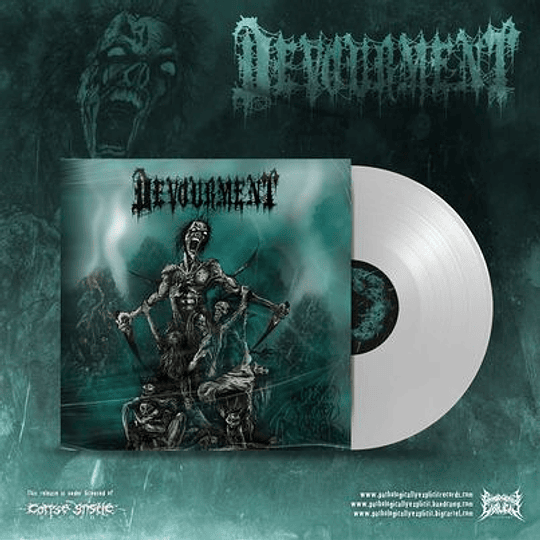 Devourment-Butcher The Weak LP WHITE COLOR
